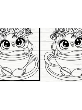 Σετ των 2 Intra απο ξύλο plywood 3mm-4mm πάχος 2 κουκουβάγιας λουλούδι μεταλλικό τοίχο τέχνης Δίασταση 40x40 cm INTRAFABR-66808187