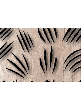 Σετ των 2 Intra απο ξύλο plywood 3mm-4mm πάχος 20+ προτύπου Claw Scratch Δίασταση 40x40 cm INTRAFABR-32214833