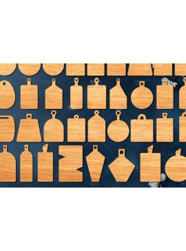 Σετ των 2 Intra απο ξύλο plywood 3mm-4mm πάχος 35 Ξύλινες σανίδες κοπής για Δίασταση 15x15 cm INTRAFABR-124527987