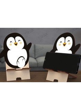 Σετ των 2 Intra απο ξύλο plywood 3mm-4mm πάχος Σχέδιο κοπής με λέιζερ τρισδιάστατη θήκη τηλεφώνου ζώων Δίασταση 15x15 cm INTRAFABR-114805750