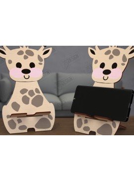 Σετ των 2 Intra απο ξύλο plywood 3mm-4mm πάχος Σχέδιο κοπής με λέιζερ τρισδιάστατη θήκη τηλεφώνου ζώων Δίασταση 15x15 cm INTRAFABR-114805773