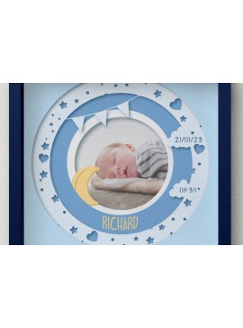 Intra απο ξύλο plywood 3mm-4mm πάχος 3D Baby Photo Frame Shadow Box Δίασταση 30x30 cm INTRAFABR-75623218