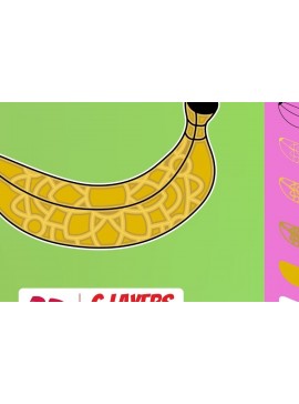 Σετ των 2 Intra απο ξύλο plywood 3mm-4mm πάχος 3D Banana Cut Δίασταση 30x20 cm INTRAFABR-17887752