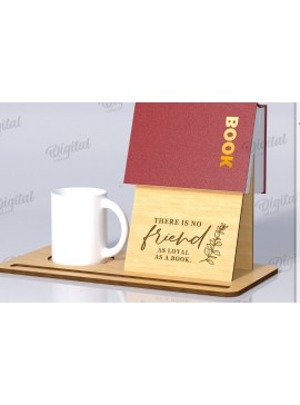 Intra απο ξύλο plywood 3mm-4mm πάχος με βάση 3D βιβλίου. Διακόσμηση σπιτιού Δίασταση 30x20 cm INTRAFABR-121589064