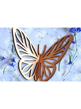 Intra απο ξύλο plywood 3mm-4mm πάχος 3D πεταλούδα | Summer Design | CNC Δίασταση 30x20 cm INTRAFABR-98268687