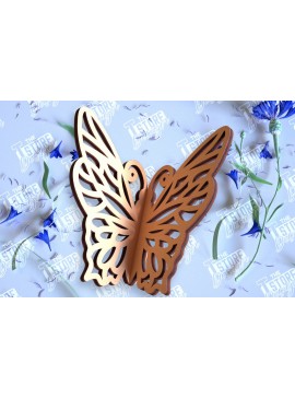 Intra απο ξύλο plywood 3mm-4mm πάχος 3D πεταλούδα | Summer Design | CNC Δίασταση 30x20 cm INTRAFABR-98268695