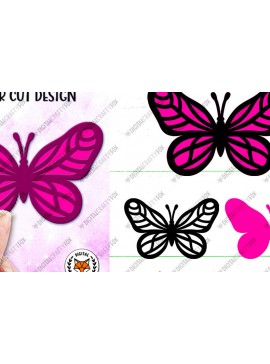 Intra απο ξύλο plywood 3mm-4mm πάχος 3D Butterfly , Κοπή χαρτιού με πεταλούδα Δίασταση 3600x3600 cm INTRAFABR-95989278