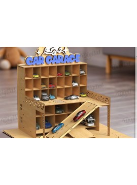 Intra απο ξύλο plywood 3mm-4mm πάχος Τρισδιάστατη γκαράζ αποθήκευσης αυτοκινήτου Δίασταση 30x20 cm INTRAFABR-121118019