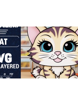 Σετ των 2 Intra απο ξύλο plywood 3mm-4mm πάχος 3D Cat Cut Papercut με λέιζερ Δίασταση 1500x1500 cm INTRAFABR-100848971