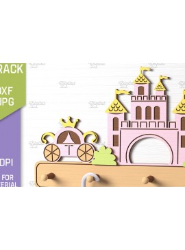 Intra απο ξύλο plywood 3mm-4mm πάχος Τρισδιάστατη Παιδική Σχάρα Παλτών με Δίασταση 30x20 cm INTRAFABR-86429763