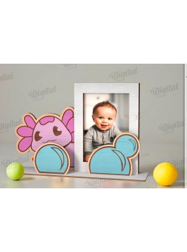 Σετ των 2 Intra απο ξύλο plywood 3mm-4mm πάχος 3D παιδική κορνίζα φωτογραφιών  Δίασταση 20x30 cm INTRAFABR-121593617