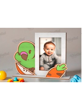 Intra απο ξύλο plywood 3mm-4mm πάχος 3D παιδική κορνίζα φωτογραφιών  Δίασταση 20x30 cm INTRAFABR-121592831