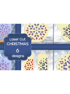 Σετ των 3 Intra απο ξύλο plywood 3mm-4mm πάχος Χριστουγεννιάτικο 3D, Κουτιά καραμέλας, Ετικέτα δώρου Δίασταση 5x10 cm INTRAFABR-111805269