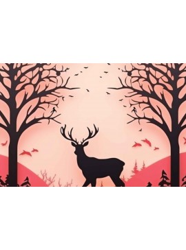 Σετ των 3 Intra απο ξύλο plywood 3mm-4mm πάχος 3D Christmas Shadow Box Δίασταση 25x25 cm INTRAFABR-80039311