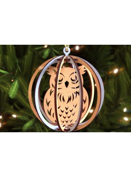 Σετ των 2 Intra απο ξύλο plywood 3mm-4mm πάχος 3D Παιχνίδι Χριστουγεννιάτικου Δέντρου | Διακόσμηση διακοπών Δίασταση 15x15 cm INTRAFABR-106124641