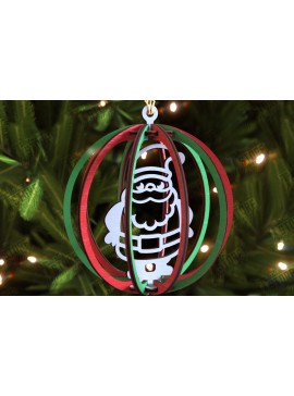 Σετ των 2 Intra απο ξύλο plywood 3mm-4mm πάχος 3D Παιχνίδι Χριστουγεννιάτικου Δέντρου | Διακόσμηση διακοπών Δίασταση 15x15 cm INTRAFABR-106124650