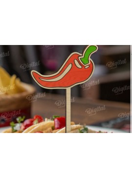Intra απο ξύλο plywood 3mm-4mm πάχος 3D Cinco De Mayo Cake Topper Cut  Δίασταση 30x20 cm INTRAFABR-119489553