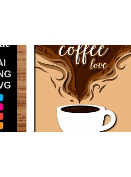 Σετ των 2 Intra απο ξύλο plywood 3mm-4mm πάχος Τρισδιάστατο πάνελ πολλαπλών στρώσεων καφέ για Δίασταση 15x15 cm INTRAFABR-31323745