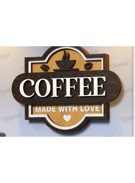 Intra απο ξύλο plywood 3mm-4mm πάχος Κόψιμο με λέιζερ τρισδιάστατη πινακίδα καφέ Δίασταση 30x20 cm INTRAFABR-121121322