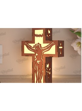 Intra απο ξύλο plywood 3mm-4mm πάχος Τρισδιάστατη λάμπα κοπής με λέιζερ Δίασταση 30x20 cm INTRAFABR-119722012