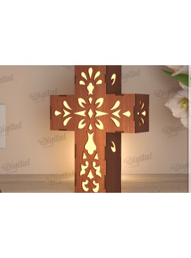 Intra απο ξύλο plywood 3mm-4mm πάχος Τρισδιάστατη λάμπα κοπής με λέιζερ Δίασταση 30x20 cm INTRAFABR-119722063