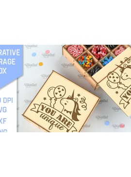 Intra απο ξύλο plywood 3mm-4mm πάχος Τρισδιάστατο διακοσμητικό κουτί αποθήκευσης Δίασταση 30x20 cm INTRAFABR-98045254