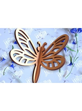 Intra απο ξύλο plywood 3mm-4mm πάχος 3D Dragonflie | Summer Design | CNC Δίασταση 30x20 cm INTRAFABR-98268761