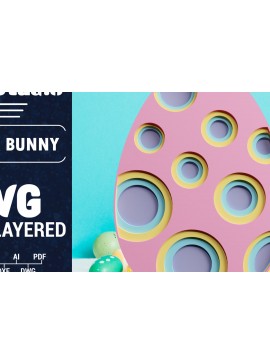 Σετ των 3 Intra απο ξύλο plywood 3mm-4mm πάχος 3D Πασχαλινό αυγό πολλαπλών στρώσεων χαρτί κοπής Δίασταση 1200x1200 cm INTRAFABR-61553800