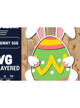 Σετ των 2 Intra απο ξύλο plywood 3mm-4mm πάχος 3D Πασχαλινό αυγό πολλαπλών στρώσεων PaperCut 27 Δίασταση 1500x1500 cm INTRAFABR-91198576