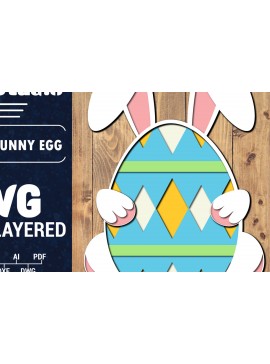 Σετ των 2 Intra απο ξύλο plywood 3mm-4mm πάχος 3D Πασχαλινό Αυγό Πολυστρωματικό PaperCut 30 Δίασταση 1500x1500 cm INTRAFABR-91198595