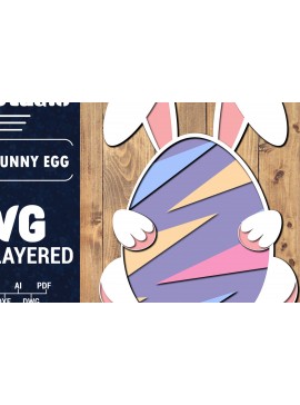 Σετ των 3 Intra απο ξύλο plywood 3mm-4mm πάχος 3D Πασχαλινό Αυγό Πολυστρωματικό PaperCut 52 Δίασταση 1500x1500 cm INTRAFABR-91384710