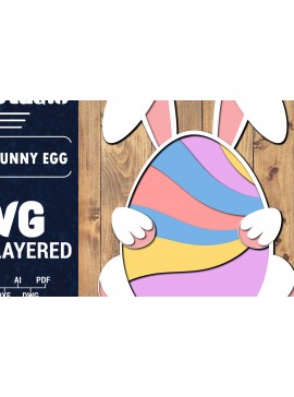 Σετ των 2 Intra απο ξύλο plywood 3mm-4mm πάχος 3D Πασχαλινό Αυγό Πολυστρωματικό PaperCut 62 Δίασταση 1500x1500 cm INTRAFABR-91384765