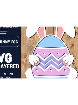 Σετ των 2 Intra απο ξύλο plywood 3mm-4mm πάχος 3D Πασχαλινό Αυγό Πολυστρωματικό PaperCut 65 Δίασταση 1500x1500 cm INTRAFABR-91384778