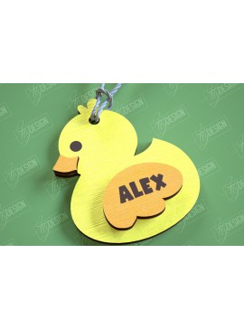 Σετ των 2 Intra απο ξύλο plywood 3mm-4mm πάχος Τρισδιάστατη πασχαλινή ετικέτα δώρου Σχεδίαση κοπής με λέιζερ Δίασταση 15x15 cm INTRAFABR-114806974