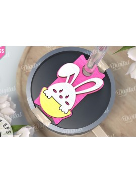 Σετ των 2 Intra απο ξύλο plywood 3mm-4mm πάχος Τρισδιάστατη Easter Stanley Topper Δίασταση 15x15 cm INTRAFABR-117657789