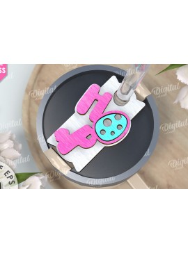 Σετ των 2 Intra απο ξύλο plywood 3mm-4mm πάχος Τρισδιάστατη Easter Stanley Topper Δίασταση 15x15 cm INTRAFABR-117657428