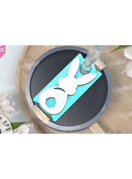 Σετ των 3 Intra απο ξύλο plywood 3mm-4mm πάχος Τρισδιάστατη Easter Stanley Topper Δίασταση 15x15 cm INTRAFABR-117657652