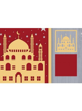 Σετ των 3 Intra απο ξύλο plywood 3mm-4mm πάχος 3d EMubarak Shadow Box Δίασταση 25x25 cm INTRAFABR-66374137