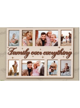 Intra απο ξύλο plywood 3mm-4mm πάχος Τρισδιάστατη οικογενειακή κορνίζα φωτογραφιών Δίασταση 20x30 cm INTRAFABR-121430498