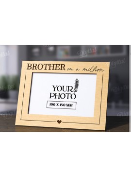 Σετ των 2 Intra απο ξύλο plywood 3mm-4mm πάχος Τρισδιάστατη οικογενειακή κορνίζα φωτογραφιών Δίασταση 20x30 cm INTRAFABR-118809439