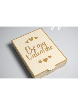 Σετ των 3 Intra απο ξύλο plywood 3mm-4mm πάχος 3D Favor Box . Ημέρα του Αγίου Βαλεντίνου Δίασταση 15x15 cm INTRAFABR-83080683