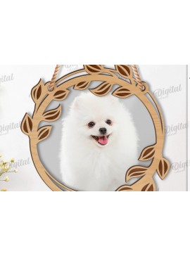 Σετ των 2 Intra απο ξύλο plywood 3mm-4mm πάχος 3D Floral κορνίζα φωτογραφιών Δίασταση 20x30 cm INTRAFABR-119139176