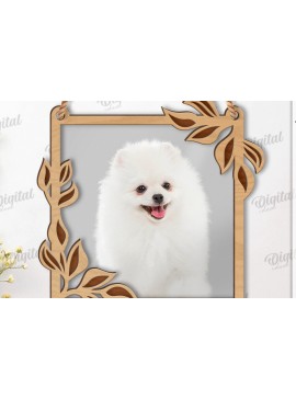 Intra απο ξύλο plywood 3mm-4mm πάχος 3D Floral κορνίζα φωτογραφιών Δίασταση 20x30 cm INTRAFABR-119138905