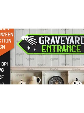 Σετ των 2 Intra απο ξύλο plywood 3mm-4mm πάχος Τρισδιάστατη αποκριάτικη πινακίδα κατεύθυνσης κοπής με λέιζερ Δίασταση 15x15 cm INTRAFABR-106665112