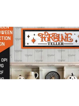 Σετ των 2 Intra απο ξύλο plywood 3mm-4mm πάχος Τρισδιάστατη αποκριάτικη πινακίδα κατεύθυνσης κοπής με λέιζερ Δίασταση 15x15 cm INTRAFABR-106664049