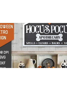 Σετ των 2 Intra απο ξύλο plywood 3mm-4mm πάχος 3D Halloween Retro Sign Cut  Δίασταση 15x15 cm INTRAFABR-105569140