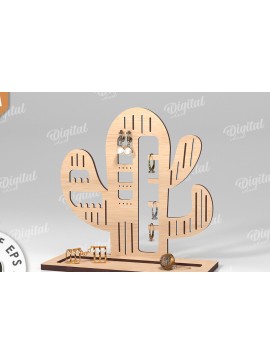 Σετ των 2 Intra απο ξύλο plywood 3mm-4mm πάχος Τρισδιάστατη οργάνωση κοσμημάτων με λέιζερ Δίασταση 30x20 cm INTRAFABR-117704066