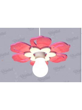 Σετ των 2 Intra απο ξύλο plywood 3mm-4mm πάχος 3D Kids Hanging Light Shade Cut  Δίασταση 30x20 cm INTRAFABR-119077509
