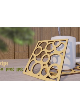 Intra απο ξύλο plywood 3mm-4mm πάχος 3D διακόσμηση κουζίνας . Οικιακή Δίασταση 30x20 cm INTRAFABR-79050006