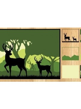 Intra απο ξύλο plywood 3mm-4mm πάχος Τοπίο τρισδιάστατης κοπής με λέιζερ Δίασταση 20x30 cm INTRAFABR-32688726